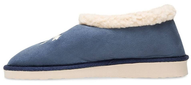 Women's slippers Meteor DV081 SNOWFLAKE blue and burgundy size 36-41