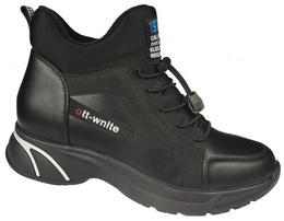 Women's sports shoes Purlina DHJ32-1BL black size 36-41