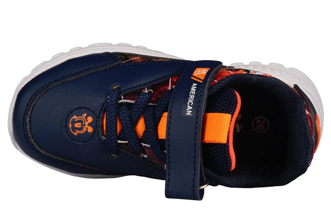 Buty sportowe dziecięce American Club ABD-07 czerwone i granatowe rozm.22-26