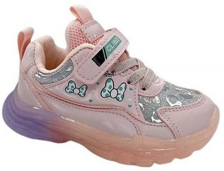 Buty sportowe dziecięce Clibee AE-97PI różowe rozm.21-26