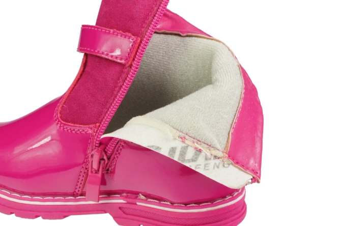 Children's winter shoes Clibee AH-114PE pink size 21-26