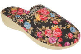 Women's textile slippers Fatex DF2154 multicolor, size 36-41