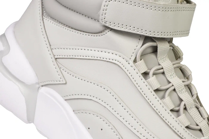 Children's winter shoes American Club CES-48, gray and pink, size 32-36