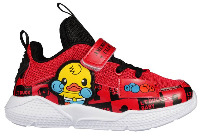 Buty sportowe dziecięce American Club BBD-23 czarne i czerwone rozm.25-30