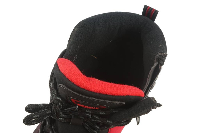 Buty zimowe męskie Badoxx MLXC-8292WBLRE czarno-czerwone  rozm.41-46