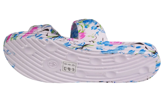 Klapki basenowe damskie Sport D1322-24 niebieskie, różowe i fuxia rozm.36-41