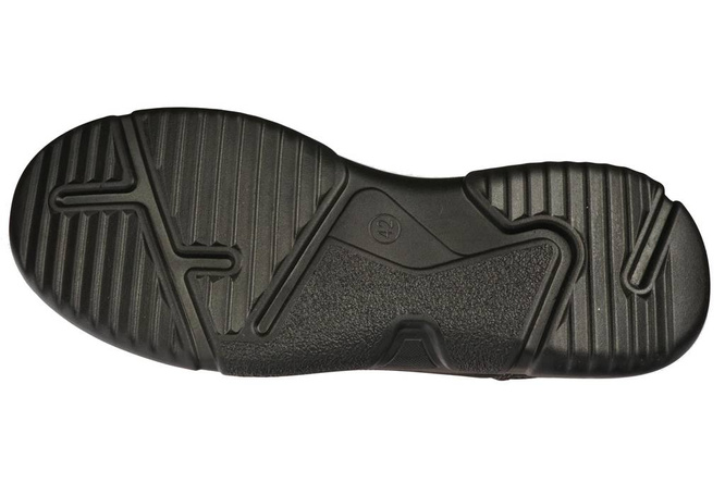 Prety M88203-1BL men's sandals black size 40-46