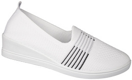 Jomix D11080-8WH women's sneakers, white, sizes 36-41