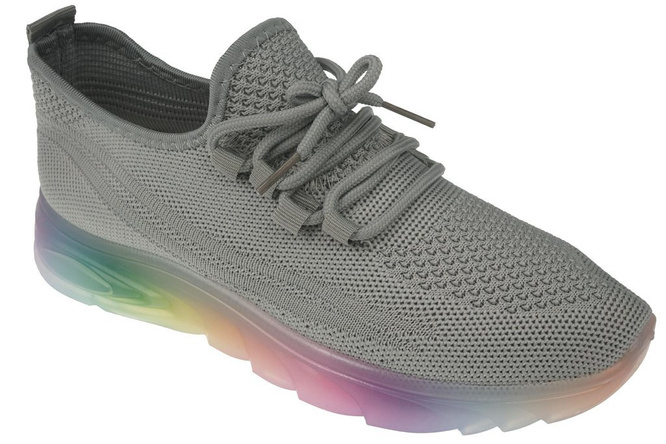 Buty sportowe damskie New Meini DM21-30CGY popielate rozm.36-41