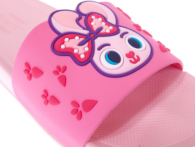 Atletico CB01-B children's pool slippers pink and purple, size 30-35