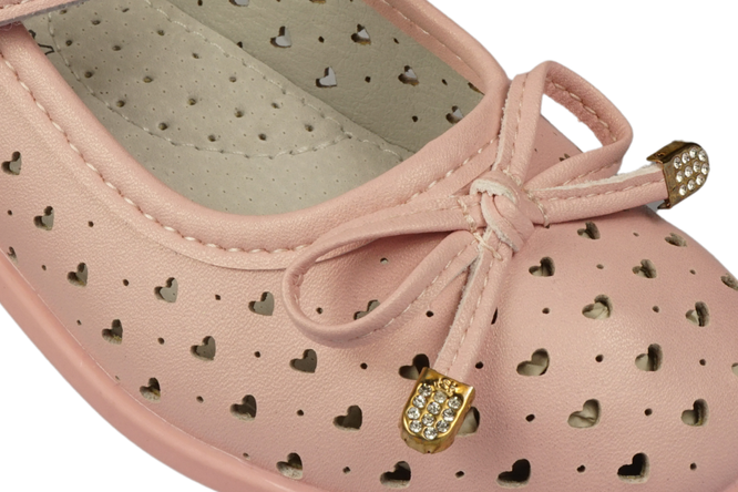 Baleriny dziecięce Apawwa BT378PI różowe rozm.25-30