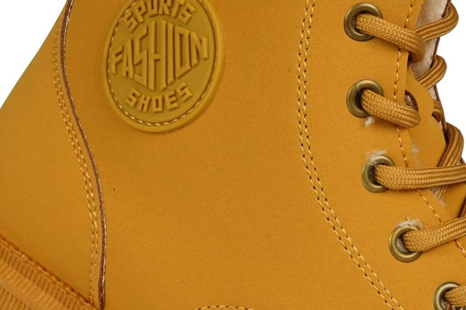 Le Scarpe DA7145-32YBR youth winter shoes, camel, sizes 37-42