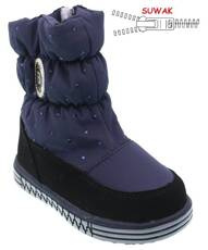 Children's snow boots Clibee AH-910BU navy blue size 22-27