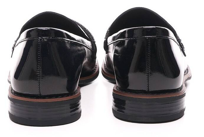 Mokasyny damskie Sergio Leone DPB247CZLA czarne rozm.36-41