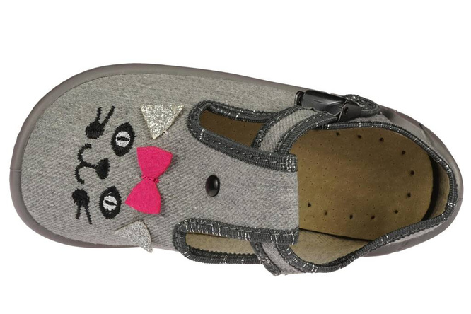 Gray ZetPol DARIA KOT children's sneakers, size 18-27