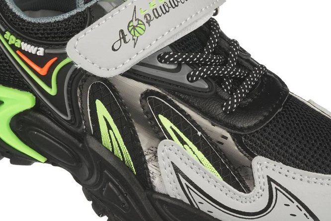 Buty sportowe dziecięce Apawwa CZC59GY czarno-szare rozm.32-37