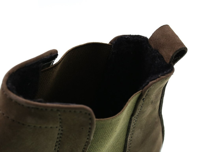 Women's winter shoes Bratbut-Natalia D350OLNU olive size 36-41