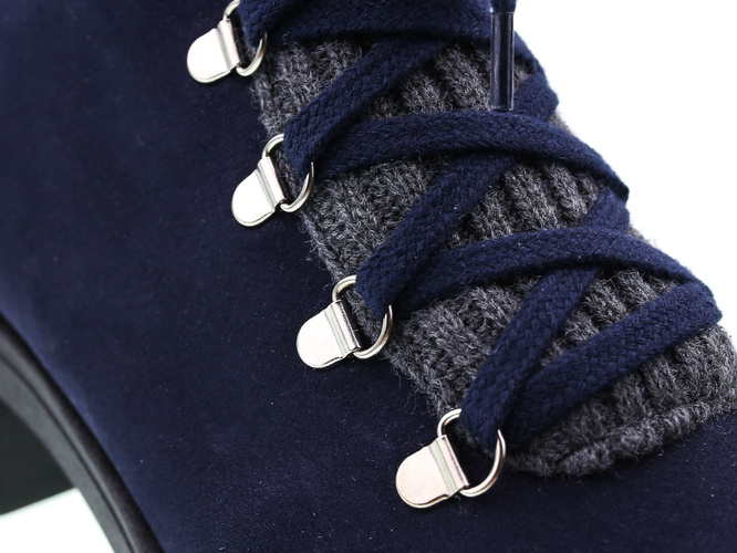 Women's winter shoes Bratbut-Natalia D292GRNU navy blue size 36-41