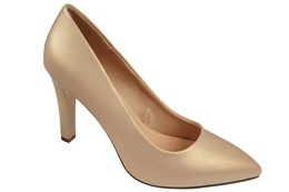 Women's high heels Sergio Leone D1446CH beige size 36-41
