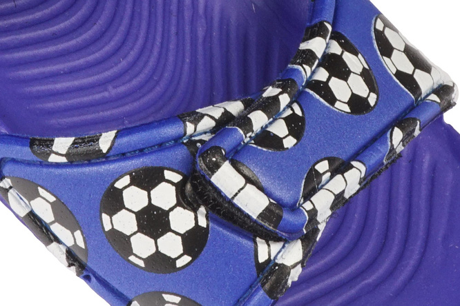 Children's pool slippers Emax B309-1 blue and navy blue, size 26-31