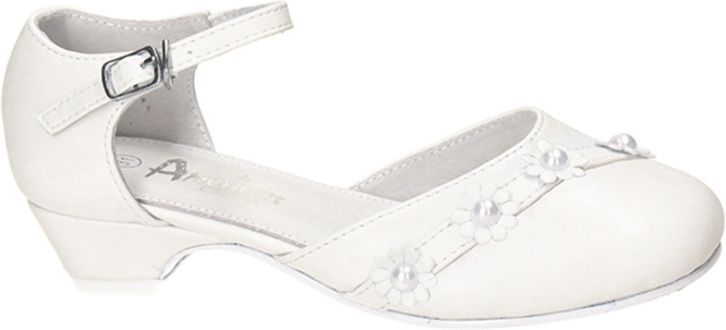 American Club CKOM-61 girls' shoes, white, sizes 33-38