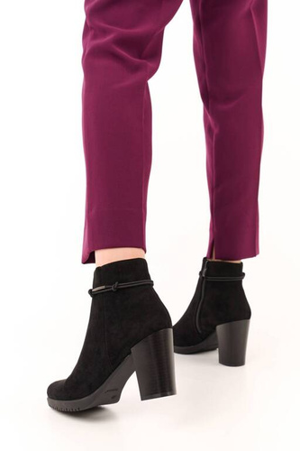 Sergio Leone DBT306CZMI women's winter shoes, black, sizes 36-40