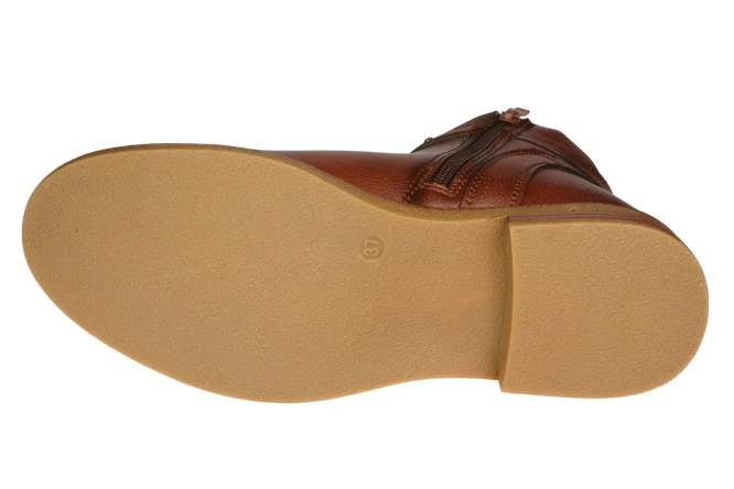 Botki zimowe damskie Skotnicki DB-3-1345BR brązowe rozm.36-41