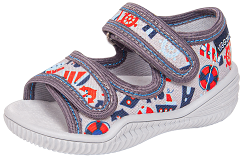 Gray Viggami MARCIN children's sneakers, size 19-25