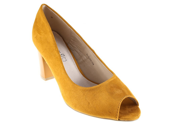 Pumps Goodin DGD-FL123ATA mustard size 36-41