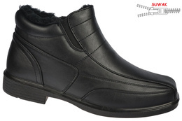 Skotnicki MB-4-0610BL men's winter shoes, black, sizes 40-45