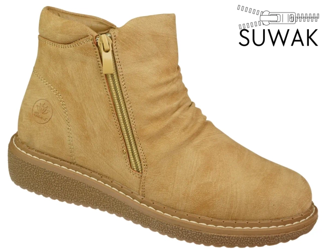 Obuwie zimowe damskie Chun Sen D9353-6KH  beżowe rozm.37-42