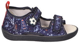 American Club ATEN-107 children's sneakers navy blue and black, size 22-25