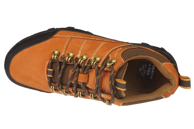 Obuwie przejściowe męskie American Club RCY-110BR brązowe rozm.41 i 42