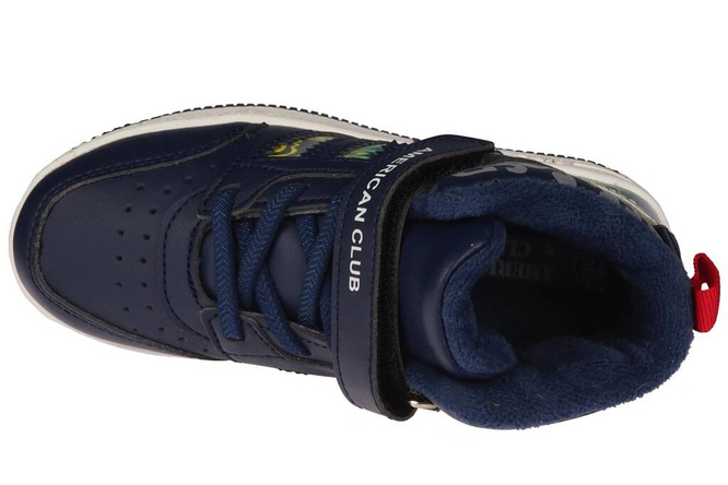 American Club BBD-24 black and navy blue shoes for kids, size 27-31