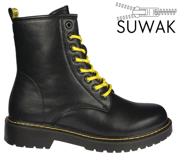 Buty zimowe damskie Skotnicki DB-3-183BL czarne rozm.36