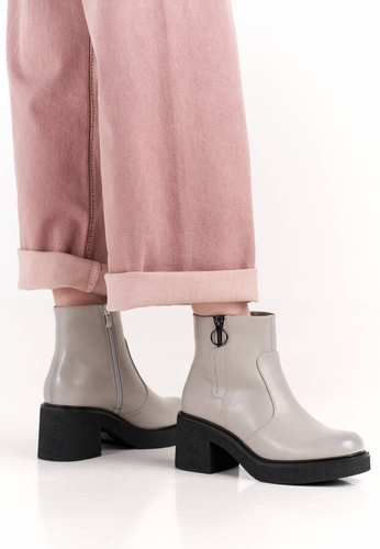 Buty zimowe damskie Sergio Leone DTR926SZ szare rozm.36-40