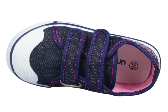 Children's sneakers Underline B10C1825 navy blue and blue size 25-30