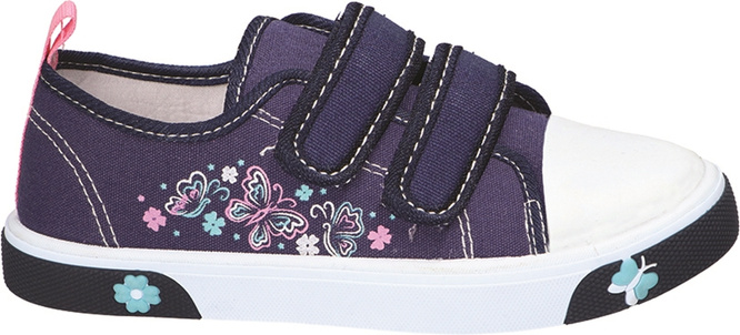 Tenisówki dziecięce American Club CTEN-145 czarne i granatowe rozm.31-35