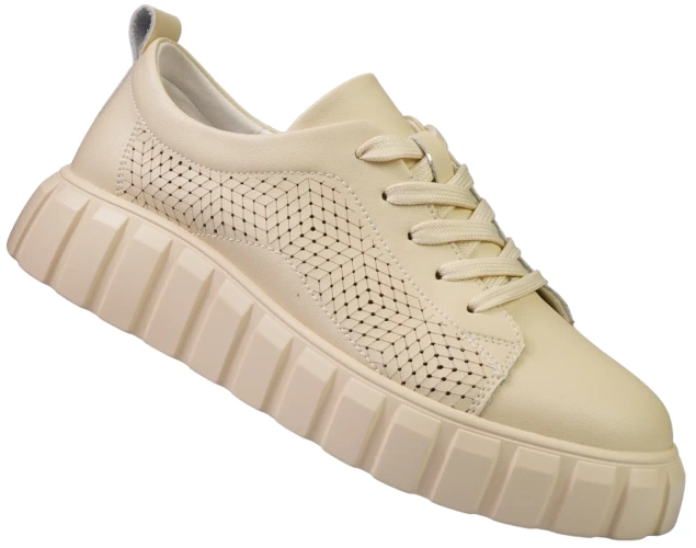 Women's sports half-boots Skotnicki DP-3-Y99BE beige size 36-41