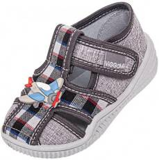 Tenisówki dziecięce Viggami MICHAS KRATKA szare rozm.20 i 21