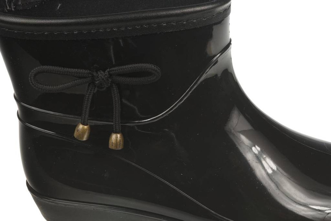 Women's insulated galoshes Lano DXK-07-2BLBL black size 36-41