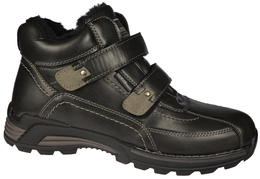 Hanson M9359-5BL men's winter shoes, black, sizes 41-46