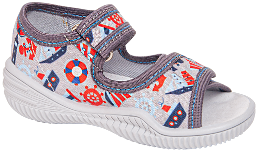 Gray Viggami MARCIN children's sneakers, size 19-25