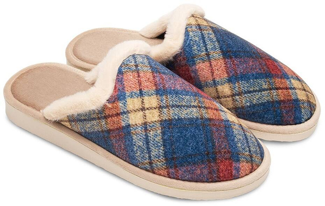 Meteor DV104 MIRA women's slippers, double, blue and pink, sizes 36-40