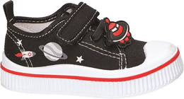 Tenisówki dziecięce American Club ATEN-168 czarne i granatowe rozm.22-25