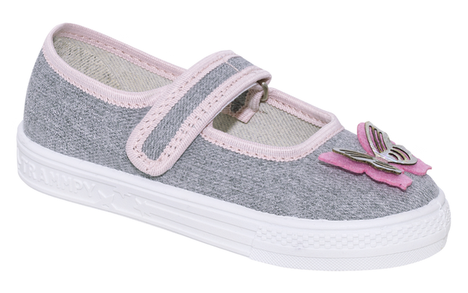 ZetPol HANIA gray children's sneakers, size 26-31
