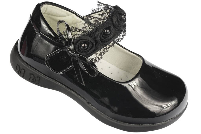 Shoes for girls Apawwa ANC82BL black size 20-25