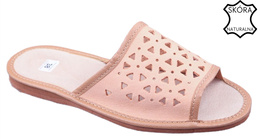 Pantofle góralskie damskie Pako DP507 brązowe rozm.36-41