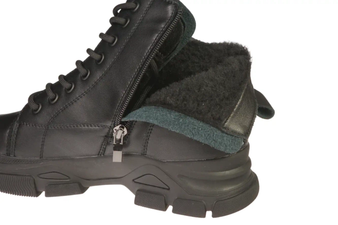 Botki damskie Skotnicki DB-3-1502BLBL czarne rozm.36-41