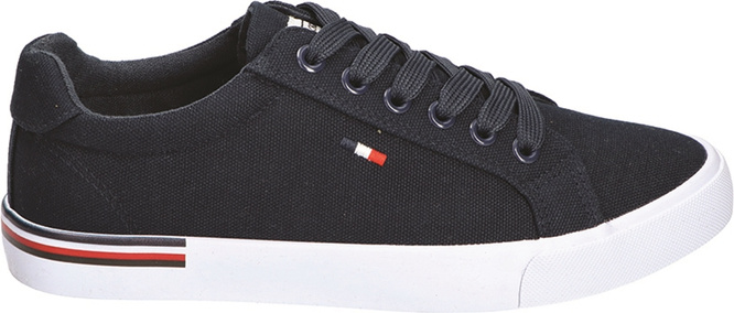 Tenisówki młodzieżowe American Club DLH-116 czarne i granatowe rozm.37-41